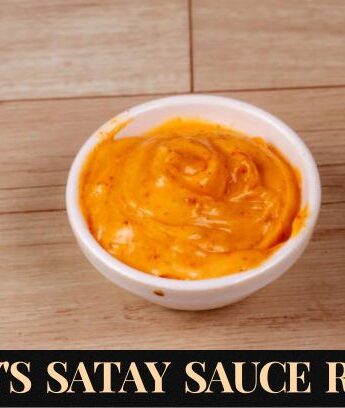 Jimmy's Satay Sauce Recipe